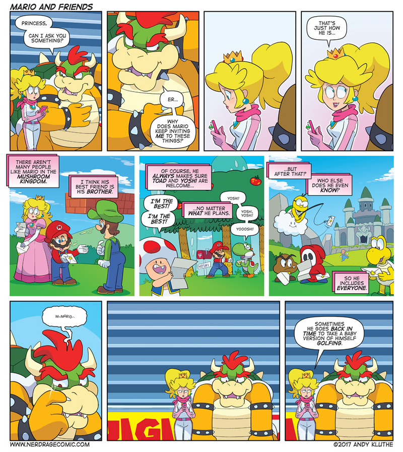 Illustration for article titled Sunday Comics: Mario And FriendsÂ